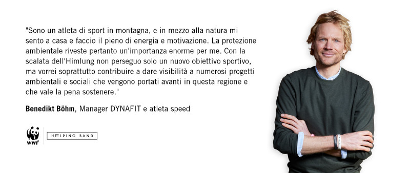 Benedikt Böhm è fondatore di Helping Band e ambasciatore del WWF