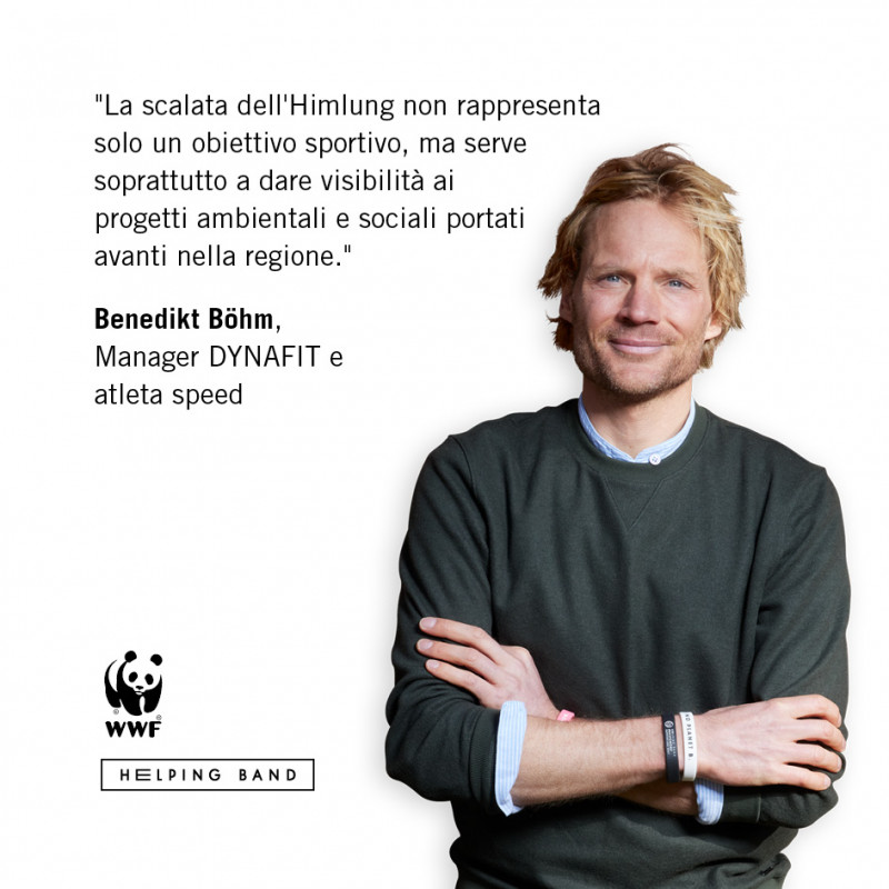 Benedikt Böhm è fondatore di Helping Band e ambasciatore del WWF