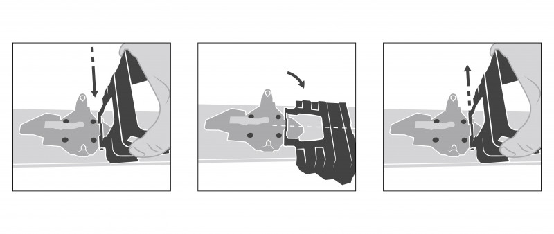 DYNAFIT ski crampons, assembly instructions