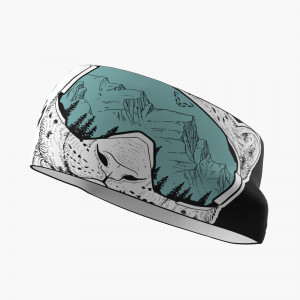 Snow Leopard Headband Unisex