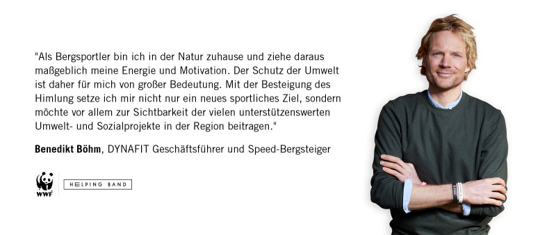 Benedikt Böhm ist Gründer von Helping Band und Botschafter des WWF