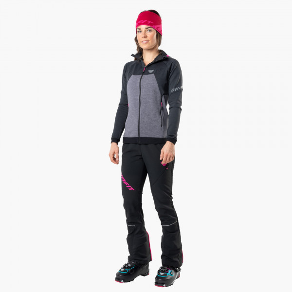 Tour wool thermal hooded jacket women